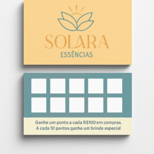 Cartão Fidelidade Amari Design