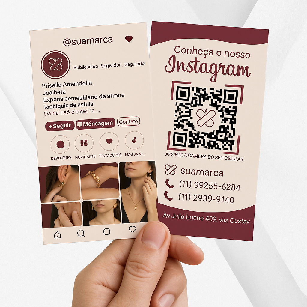 Cartão Instagram - Amari Design