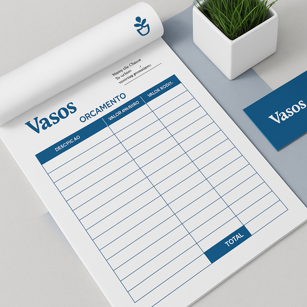 Folha de Orçamento Amari Design